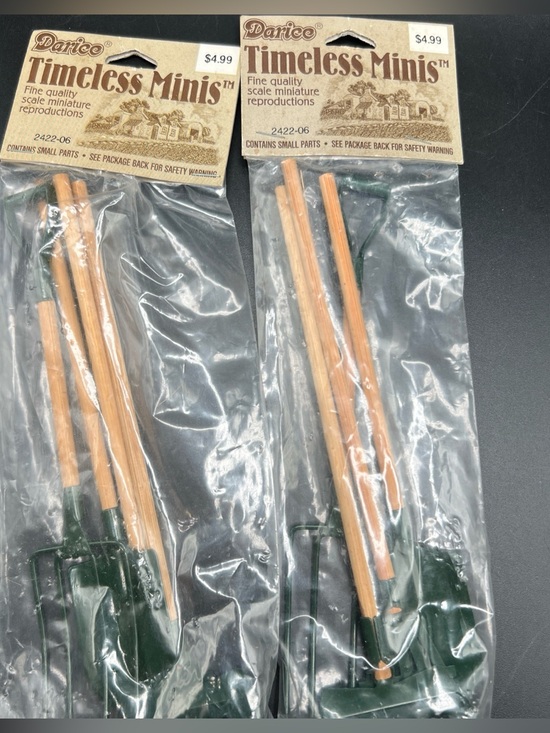Darice Other - Darice Timeless Minis 2422-06 Dollhouse Miniature Wooden Handle Garden Hand Tool